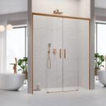 Radaway Usa de nisa culisanta, cu doua parti mobile, cupru periat, Radaway Idea 6 Brushed Copper DWD 387127-93-01 (387127-93-01)