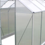 Garden King Seră din policarbonat cu structură metalică 310 x 190 x 195 cm - Partea A + Panori seră policarbonat 310 x 190 x 195 cm - Partea B