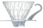 Hario Dripper Hario V60-01 din sticlă - alb (VDG-01W) Pahar