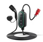 ANS BEV Power 6-16A / 11 kW / 3 fázisú hordozható elektromos autó töltő (EVSE) 5 méteres Type 2 kábellel