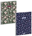 Ars Una vonalas spirálfüzet A4 Navy-Flowery mix (53895950)