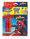 COOLPACK Colorino vastag színes ceruza készlet 12 db-os - Spiderman (91802PTR)