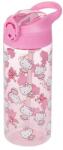 Baagl Hello Kitty tritán kulacs 500 ml-es szívószálas - Sweet Leopard (A-36430)