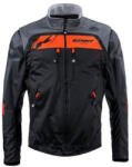  Kenny Racing Softshell enduró kabát - Fekete/narancs/szürke, M (231-3704010-5548)