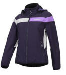  Kenny Racing Racing női Softshell esőkabát - Kék/fehér/lila, M (251-7806014-55)