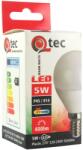 Qtek LED E14 5W P45 kisgömb 2700K (meleg fehér) 400lm (QTEC-P45-5W-2770K)