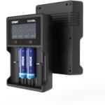 XTAR VC4SL 4 csatornás akkutöltő 1, 2 /3, 6 /3, 7V Li-ion/Ni-Mh/Ni-Cd akkuhoz 3A (AC361011)