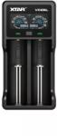 XTAR VC2SL akkutöltő 2db akkuhoz (Li-ion, Ni-Mh, Ni-Cd)+reaktiválás (XTAR-VC2-SL)