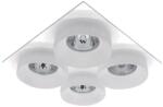 ELMARK Sa-045/4 Spot Lámpatest 4xgu5.3 Négyzet Fehér/fehér 92045s4/whfr (92045s4-whfr)