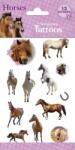 Funny Products Tatuaje temporare cu cai Funny Products (8718274285758)