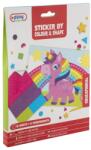 Grafix Set abțibilduri pe culori și forme Grafix, Unicorn (8715427079820)