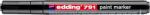 edding Lakkmarker, 1-2 mm, EDDING "791", fekete 1 db (4-791001)