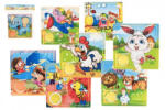 eFitness Alunecare puzzle Animale și copii 3x3 (mixt) Puzzle