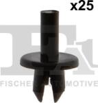FA1 87-20001.25 - Clips, acoperire decorativa si protectie - SET 25 BUC NITURI - compatibil Saab. Opel. Fiat. Alfa - FA1-87-20001.25 (FA1872000125)