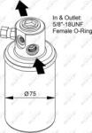 NRF 33231 - Uscator, aer conditionat - 901 550 01 80 dezumidificator Mercedes Sprinter 413 CDI 4x4 2000 - 04> CERERE . NRF indicele 002 002 629. - NRF-33231 (NRF33231)