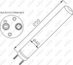 NRF 33286 - Uscator, aer conditionat - Dryer. air conditioning - NRF-33286 (NRF33286)