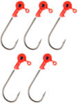 Nevis Gumihal fej piros 3 g 4/0-s jigfej 5 db/csomag