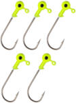 Nevis Gumihal fej sárga 3 g 3/0-s jigfej 5 db/csomag