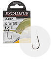 Excalibur Carp Classic BN 6-os fekete nikkel szakállas előkötött horog