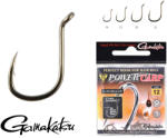 Gamakatsu Power Carp Hair Rigger 10-es fekete füles szakállas horog 10 db/csomag