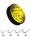  Nytro NTO-B4 Commercial 16-os 0, 11 mm 20 cm szakáll nélküli előkötött horog 8 db/csomag