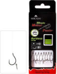 Mikado MF13 8-as 0, 23 mm 10 cm monofil csalitüskés szakáll nélküli előkötött horog 8 db/csomag