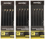 Matrix X6 Carp Pellet Rigger 16-os 0, 16 mm 10 cm csaligyűrűs előkötött horog