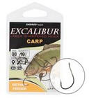 Excalibur Carp method feeder NS 12-es füles szakállas horog