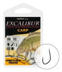 Excalibur Sweetcorn feeder NS 8-as fekete lapkás szakállas horog