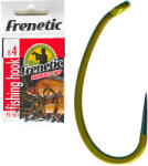 Frenetic FS565 pontyos szakállmentes színterezett 4-es oliva bojlis szakáll nélküli horog 10 db/csomag