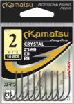 Kamatsu crystal fekete nikkel 12-es lapkás horog