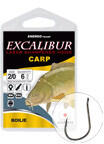 Excalibur Carp Boilies BN 1/0-s fekete nikkel bojlis szakállas horog