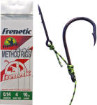 Frenetic csalitüskével 0, 12 mm zsinór 10 cm 10-es fekete előkötött horog