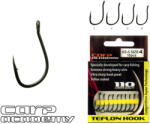 Carp Academy Teflon XS-5 4-es fekete bojlis szakállas horog 10 db/csomag