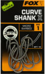 FOX Edges Curve Shank X 4-es bojlis szakállas horog 10 db/csomag