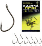 Carp Academy Karma method 4-es fekete füles szakállas horog 10 db/csomag