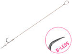 Delphin Proxi Sting 8 cm 0, 1 mm Sting 5 mm 10-es szakáll nélküli előkötött horog 6 db/csomag