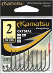 Kamatsu crystal fekete nikkel 10-es füles szakállas horog