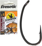 Frenetic FS555 erős modern fekete pontyos 6-os füles szakállas horog 10 db/csomag