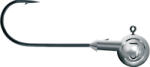 JAXON Tanami Black Nickel 4/0-s 4 g fekete nikkel horoggal szerelt jigfej