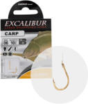 Excalibur Carp Classic arany 6-os szakállas előkötött horog