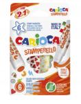 CARIOCA Stamperello markerek 6 db bélyegzővel (8003511422790)
