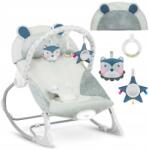 RicoKids Babaágy hinta vibrációval Ricokids szürke Ricokids (7328)