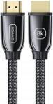 USAMS Kábel Usams U67 Hdmi Hdmi 2.1 3m 8K fekete/black Ultra Hd SJ498HD01 (Usa000929)