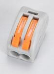 Wago Gyorscsatlakozó Wago-helyettesítő 2x0, 08-4mm2 50 db (2x0,08)
