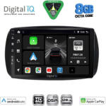 Digital iQ Sistem Audio Auto Pentru Smart ForTwo 2016-2024 Bluetooth USB Wi-Fi GPS Apple CarPlay Android Auto Cu Ecran Tactil 9" DIGITAL IQ BXF 18623_CPAA (18623_CPAA)