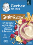 Gerber banános málnás tejpép, 6 hónapos kortól 200 g - ecofamily