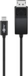 Goobay 79295 USB-C - DisplayPort kábel 1.2m - Fekete (79295)