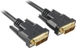 Sharkoon Cablu video Sharkoon Adapter DVI-D -> DVI-D (18+1) negru 5m (4044951009107)