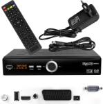 HD-LINE Receptor satelit Hd-line 20900 HD Receptor satelit DVB S2 HD pentru receptor SAT digital prin satelit (DVB-S/S2, HDMI, SCART, 2X USB 2.0, Full HD 1080p) (preprogramat pentru Astra Hotbird și Türksat) 